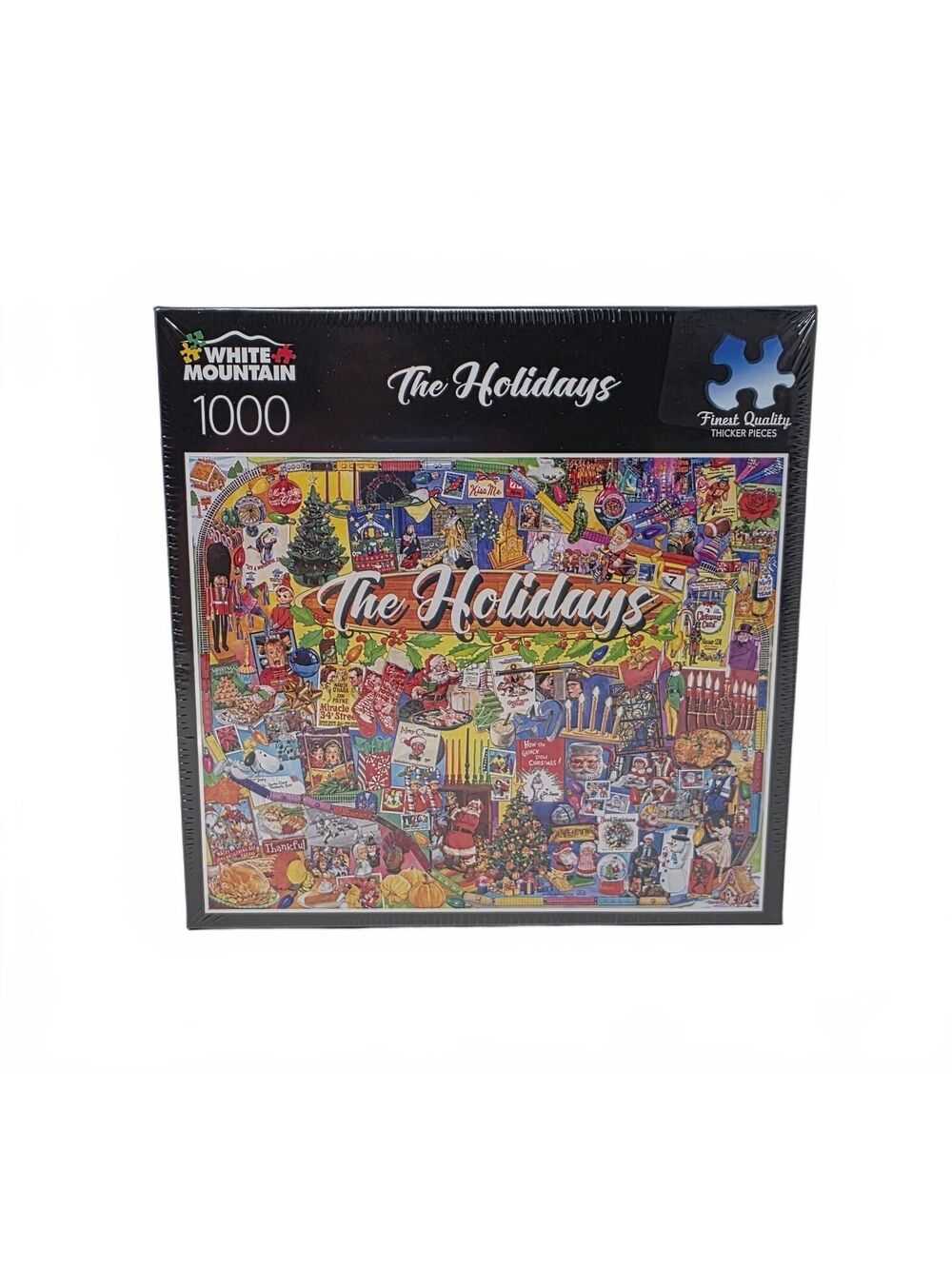 White Mountain The Holidays 1000 Piece Puzzle New Sealed James Mellett